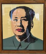 Moderne Pop-Art Darstellung Mao - nach Andy Warhol, Sunday B. Morning