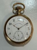 International Watch Co. IWC Schaffhausen - 585 Goldene Taschenuhr Schweiz, um 1900-1910