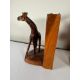 Hand Carved Giraffe Bookends - Image 6 of 13