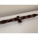 Chinese Inlaid Rosewood Flute - Image 3 of 3