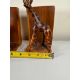 Hand Carved Giraffe Bookends - Image 10 of 13