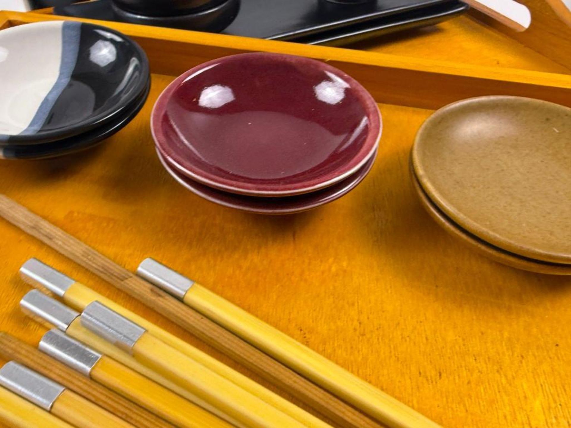 A Collection of Japanese Sushi Serving Pieces - Image 4 of 11
