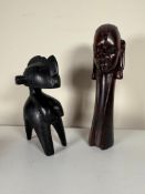Lot of Hand Carved Wood African Figurines