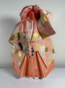 Vintage Japanese Noh Clay Hakata Doll
