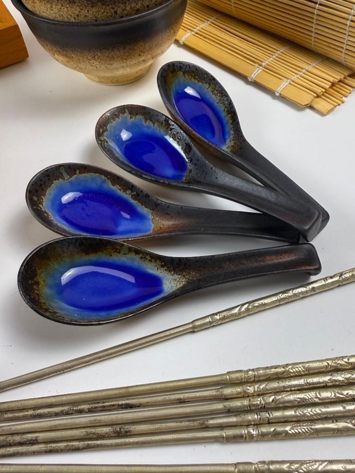 A Collection of Japanese Sushi Serving Pieces - Image 7 of 11