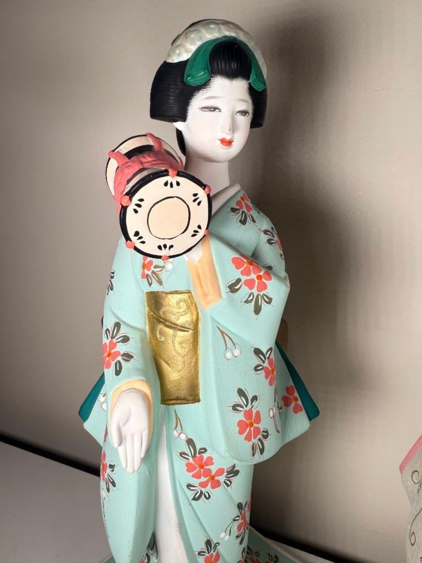 Vintage Hamilton Collection Hakata Dolls: Spring Song Maiden & Summer Song Maiden - Image 6 of 19