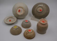A Group of Qingbai Vessels, Song dynasty