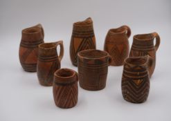Eight Painted Pottery Handled Cups, Majiayao Culture