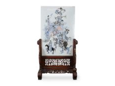 An 'Eight Immortals' Plaque, 19th century,