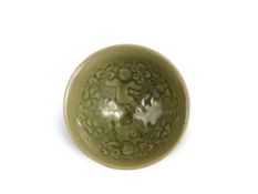 A Yaozhou Celadon 'Boys' Bowl, Song dynasty