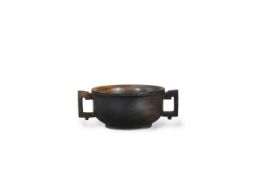 An Attractive Small Wood Censer, gui, mid/late Qing dynasty,