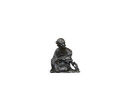 A Bronze Seated Sage, 17th century,