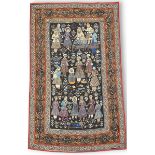 An Embroidered Textile Hanging with the story of Joseph, Near East, 19th century,
