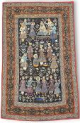 An Embroidered Textile Hanging with the story of Joseph, Near East, 19th century,
