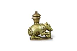 An Indian Bronze Rat, 17th century,