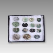 A group of Neolithic style Jade Discs 
