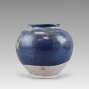 A Rare Blue-glazed Jar, Tang dynasty