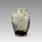 A Black-glazed Phosphatic-splashed Ewer, Tang dynasty