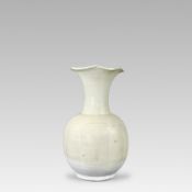 A Cizhou White-glazed Lobed Vase, Jin dynasty
