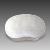 A Rare Ding White-glazed Floral Pillow, Song dynasty