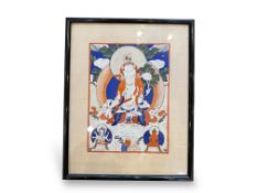 A Thangka of White Tara, 19th century,