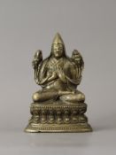 A Bronze Seated Tsongkhapa, 18/19th century