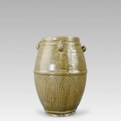 A Yue Celadon Turtle Jar, Five dynasties