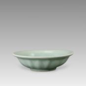 A Longquan Celadon Lotus Dish, Song dynasty
