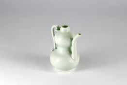 A Qingbai Double-gourd Ewer, Yuan dynasty