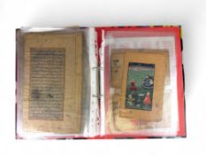 An Album containing Indian Miniatures, 20th century and earlier,