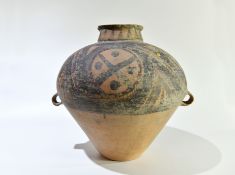 A Large Painted Pottery Handled Jar, Majiayao Culture, Machang Phase