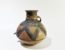 A Painted Pottery Handled Jar, Majiayao Culture, Machang Phase