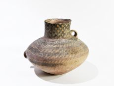 A Painted Pottery Handled Jar, Majiayao Culture, Machang Phase
