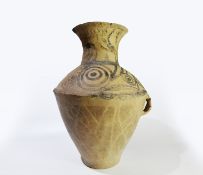A Painted Pottery Handled Jar, Majiayao Culture, Majiayao Phase