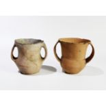Two Pottery Handled Jars, Qijia Culture