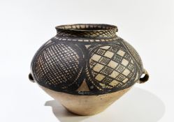 A Large Painted Pottery Handled Jar, Majiayao Culture, Machang Phase