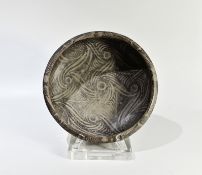 A Rare Painted Pottery Basin, Majiayao Culture, Majiayao Phase