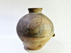 A Larger Painted Pottery Handled Jar, Majiayao Culture, Machang Phase