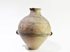 A Painted Pottery Handled Jar, Majiayao Culture, Machang Phase