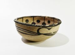 A Rare Painted Pottery Basin, Majiayao Culture, Majiayao Phase