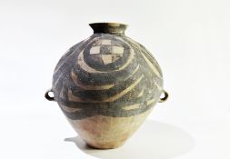 A Painted Pottery Handled Jar, Majiayao Culture, Machang Phase