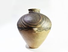 A Larger Painted Pottery Handled Jar, Majiayao Culture, Machang Phase