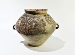 A Painted Pottery Handled Jar, Majiayao Culture, Machang Phase