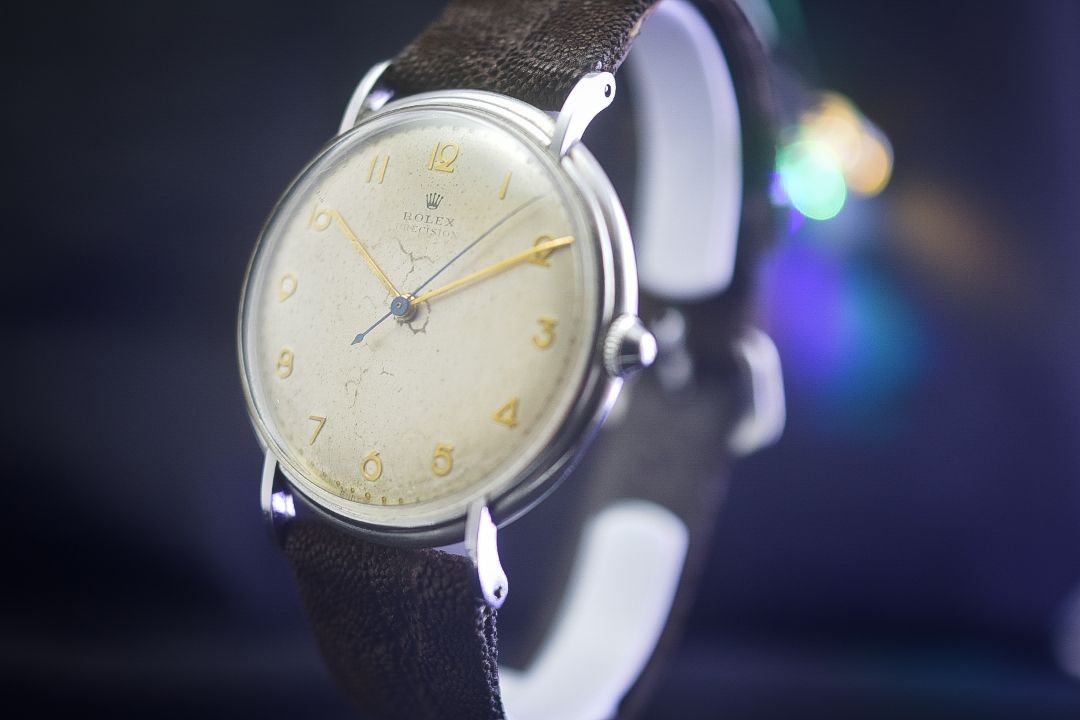 Rolex Snapback 4371 c.1950's Vintage Precision Dress Watch Men's Large Size Manual - Image 2 of 2