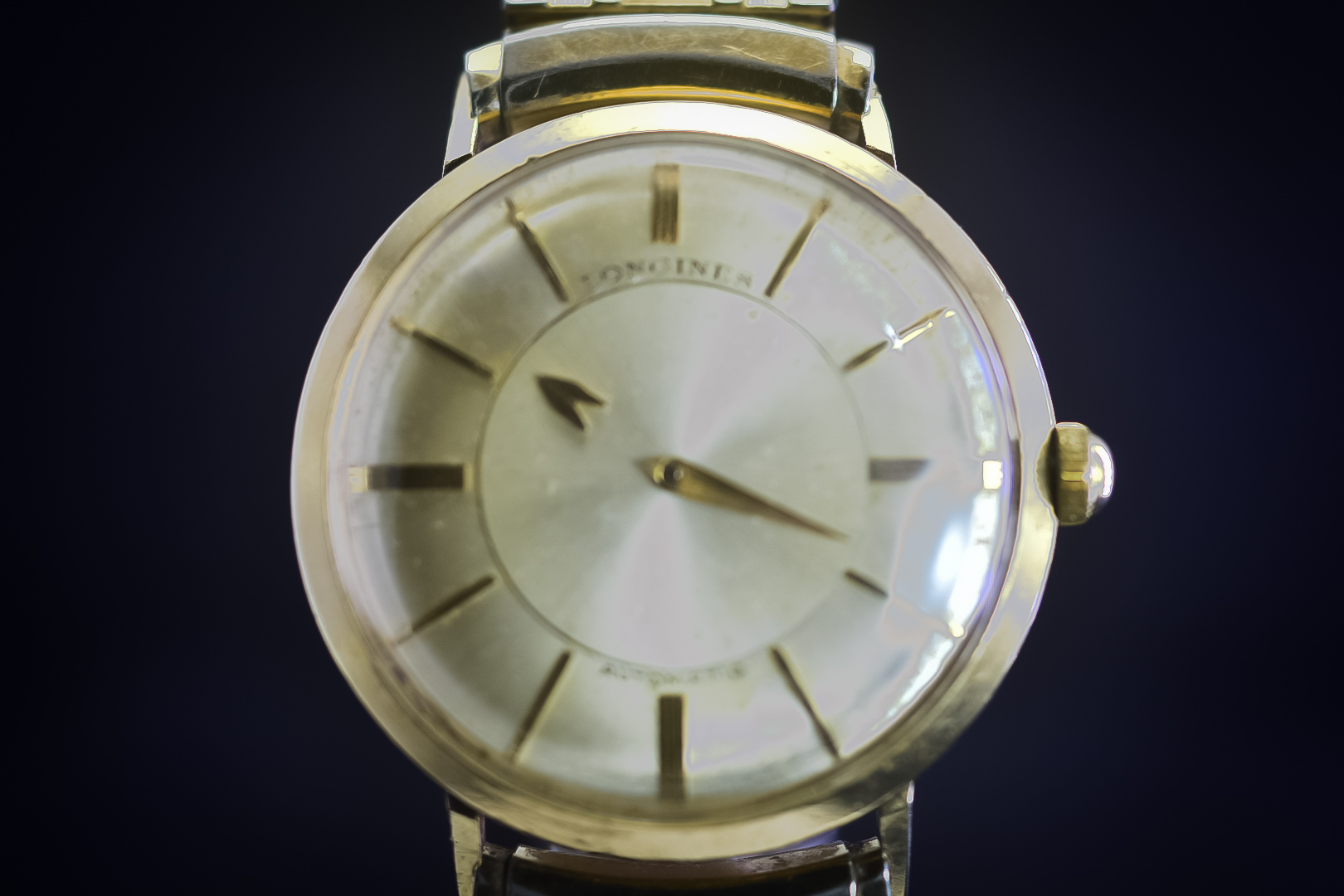 Longines Mystery Dial 1958 10K Gold Men's Watch - Image 4 of 4