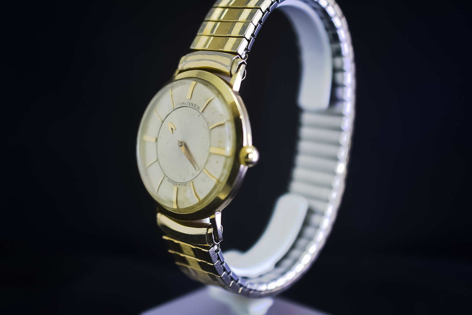 Longines Mystery Dial 1958 10K Gold Men's Watch - Image 3 of 4