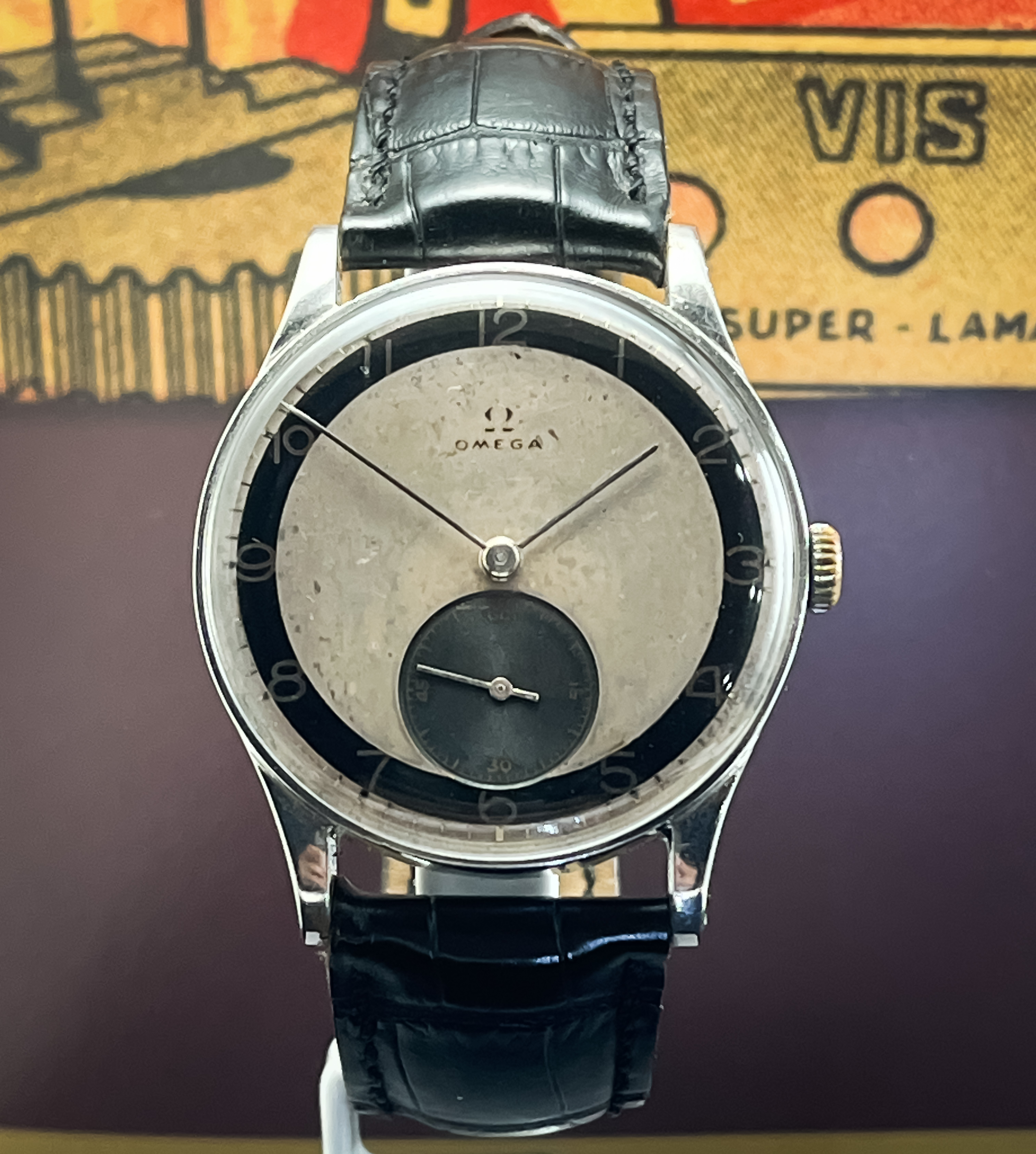 Omega 2319 Sub Seconds Jumbo Vintage Men's Watch 1939