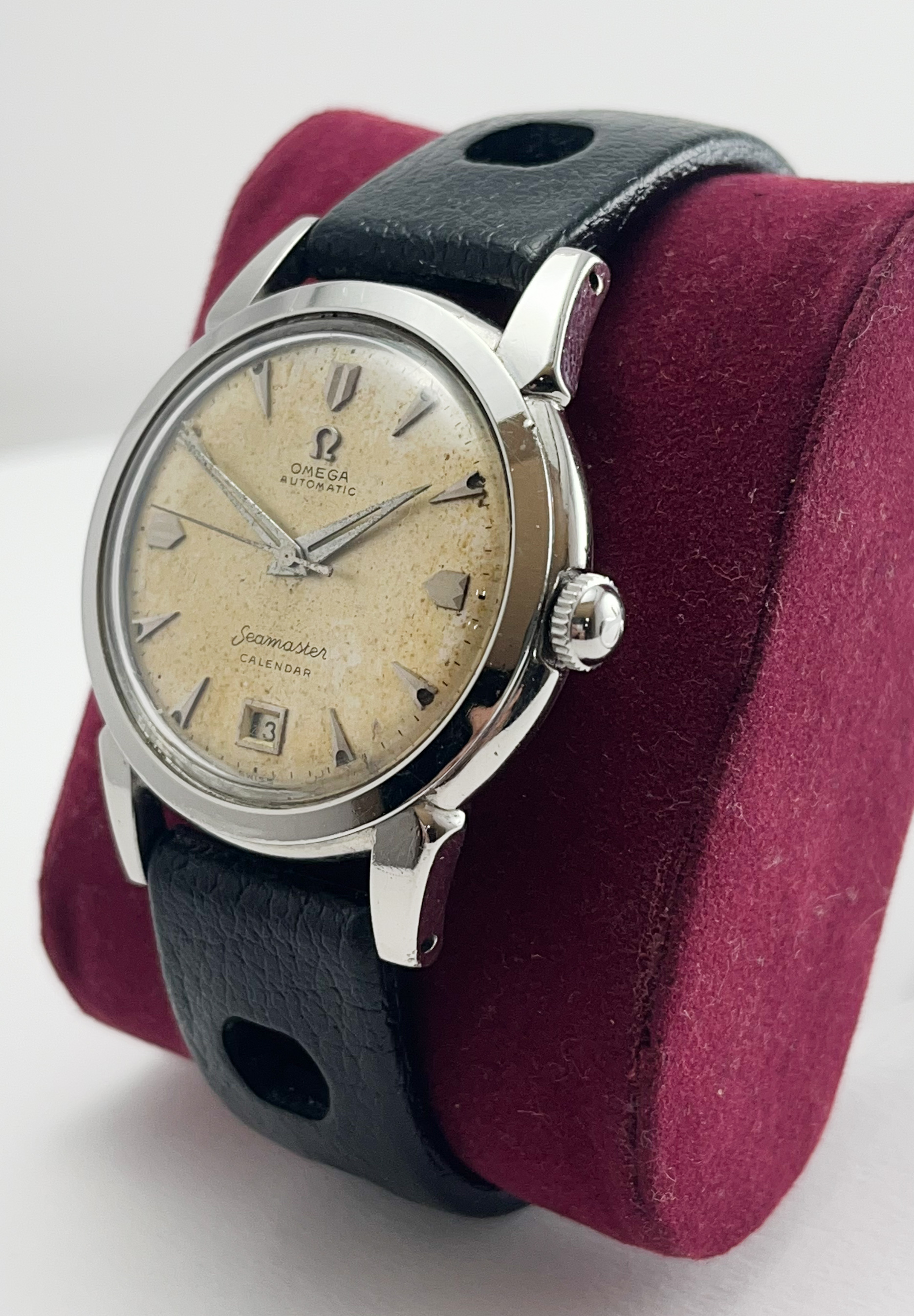 Omega Seamster Calendar Ref. 2627-4SC Automatic Men's Watch  Cal. 353 c. 1952 - Image 2 of 2