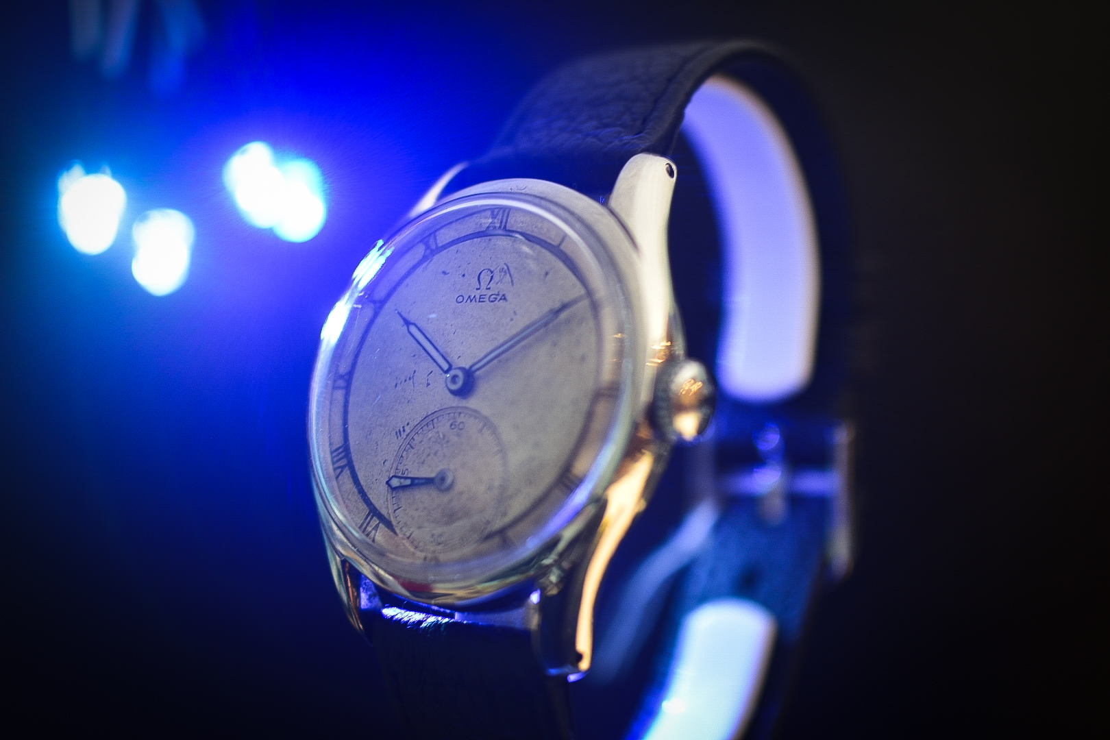 Omega Ref 2639-6 Vintage 1939 Manual Wind Men's Watch Leather Bracelet - Image 2 of 2