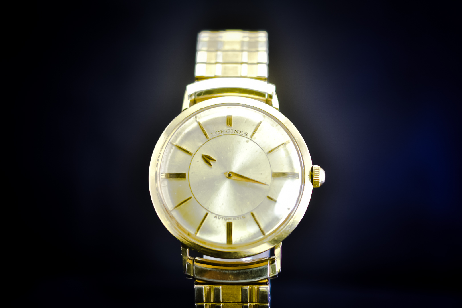 Longines Mystery Dial 1958 10K Gold Men's Watch - Image 2 of 4